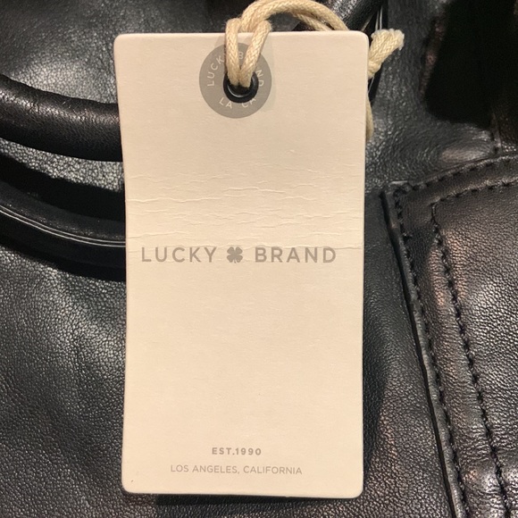 NEW! Genuine Leather Lucky Hobo Tote - Picture 8 of 11
